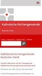 Mobile Screenshot of kath-ka-hardt.de